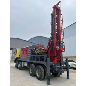 HongRun 100m-600m grande camion-montato e piccolo impianto di perforazione di pozzi d'acqua HR100-600 con compressore d'aria Made in China - Product Image 4
