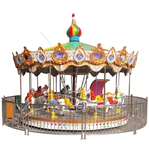 Hình dạng cổ điển Carousel công viên Bán Chạy nhất cưỡi băng chuyền giá tốt nhất từ nhà máy Trung Quốc để bán