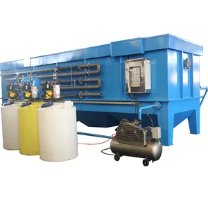 Sistema DAF de flotación de aire disuelto para aguas residuales industriales, tratamiento de aguas residuales