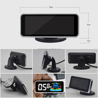 Capteur de stationnement LCD pour voiture Offre Spéciale avec 8 capteurs Aide à la marche arrière Moniteur radar Système de stationnement