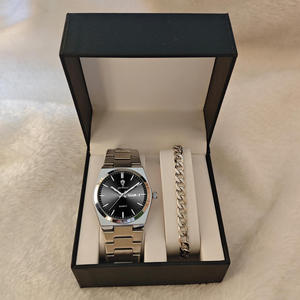 Gohuos 8807 Top Exquisite <b>Man</b> Wristwatch Waterproof Luminous Quartz <b>Watch</b> Stainless Steel <b>Men's</b> <b>Watches</b> with Bracelet + Box Set - Product Image 5