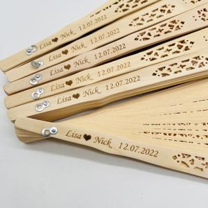 Abanico de Mano Personalizado Más Popular para Boda, Regalo, Favor e Invitación - Product Image 6