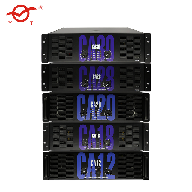 OEM/ODM CA Series 3U Audio Sound Standard CA12 CA18 CA20 5000 10000 Watts High Professional Power Amplifier