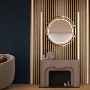 Para KASARO, tiras de luz LED modernas, paneles de listones acústicos de MDF autoadhesivos a precio de fábrica para iluminar económicamente su espacio - Product Image 2