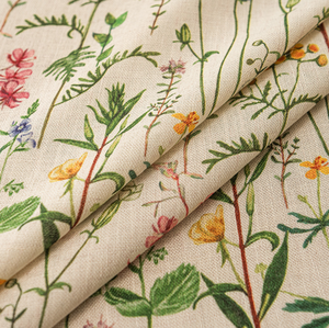 Rideaux de cuisine courts DaiRui à motif floral botanique et de fleurs sauvages, à œillets, filtrant la lumière avec franges, pour fenêtre de cuisine ou poêle - Product Image 4