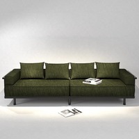 Canapé italien minimaliste en tissu pour villa moderne simple grand plancher plat pour villa moderne grand appartement bureau grand salon