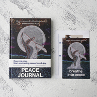Organisateur Peace Book Impression personnalisée Papier écologique Relié rigide Carnet de notes A5 Planificateur 2026 Cadeau
