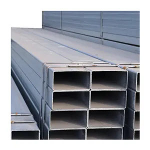 Hot selling Building Material Q195 Q215 Q235 12m 6m Hot Rolled Carbon Galvanized Square And Rectangular Tube Weld Steel Pipe