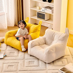 Fauteuil en peluche pour enfant de 2 à 4 ans, unisexe, coussin doux avec oreilles, coin lecture, décoration intérieure - Product Image 1