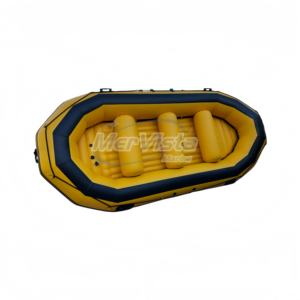 Bote Inflable Amarillo de 430 cm en Oferta, con Certificado CE, para Diversión - Product Image 1