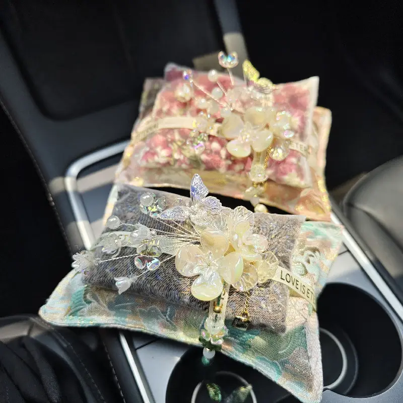 Dried Flower Bamboo Charcoal Bag Car Air Purifier Charcoal Bags Air Odor Eliminator and Moisture Absorber