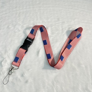Flag Eco-Friendly Customized <b>Lanyard</b> for Phones ID Cards Keychains School and Wristbands Promotional Use - Product Image 3