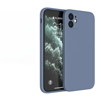 Sıvı silikon iphone için kılıf 16 15 14 13 12 11 Pro Max Mini XS XR X 6 7 8 artı SE yumuşak koruyucu geri darbeye kapak