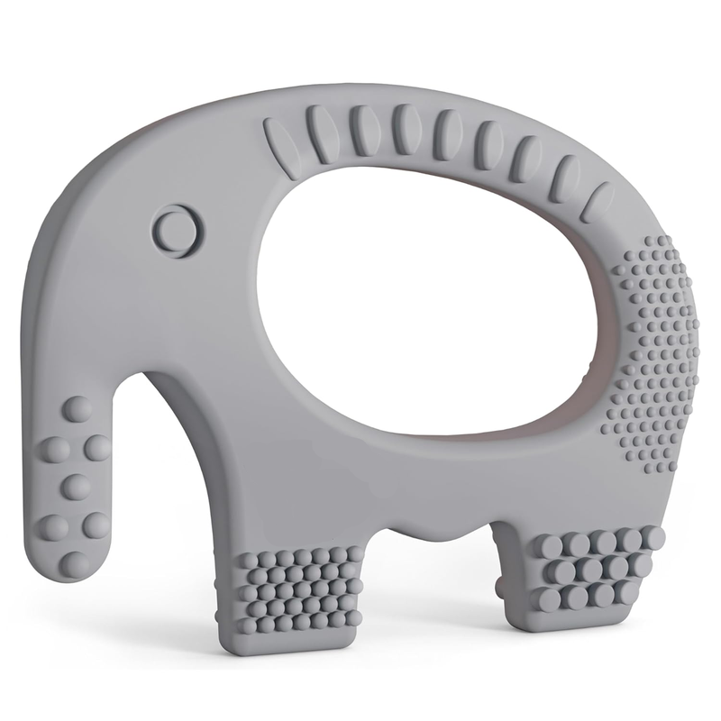 Cartoon Elephant Silicone Teether Molar Teething