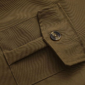 Nouvelle Collection Printemps OEM – Veste Safari Homme Style Britannique Ample Multi-Poches Vintage avec Revers pour la <span class=keywords><strong>Chasse</strong></span> et la Randonnée - Product Image 5