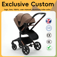Poussette pliable Land Leopard KingKong 3 en 1, châssis en alliage d'aluminium, pliage à un bouton, 0-3 ans, UPF50+, EN1888-2, CCC, charge maximale 20 kg