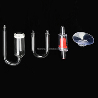 Diffuseur d'atomiseur de CO2 en verre cristal pour aquarium, pour système de cylindre de CO2 pour aquarium planté - Vente en gros