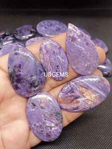 Premium Charoite Cabochons Venta al por mayor Charoite Gems para la fabricación de joyas - Product Image 5