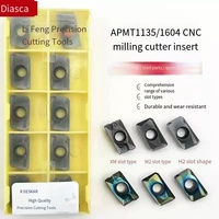 Tour CNC haute dureté fraisage carbure fraise en bout Inserts APMT Altin personnalisé ODM/OEM Support