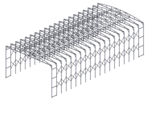 Tùy chỉnh đẩy-kéo trượt Lều rainproof Tán lều kim loại khung gấp mái hiên - Product Image 6