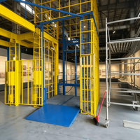 Équipement de levage d'entrepôt personnalisé, plateforme élévatrice hydraulique pour marchandises, capacité de charge de 300 à 5000 kg, commande électrique à distance