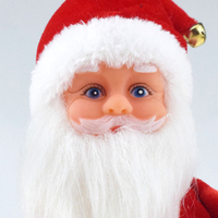 Meistverkaufte Elektrische Musikalische Schwingende Weihnachtsmann-Puppe Mit Laterne und Glocke für Weihnachten Heim Schreibtisch Fenster Dekoration