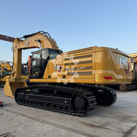 Excavatrice sur chenilles d'occasion CAT 350 pour la construction de fondations, 46 tonnes, CAT349D2L, CAT352, CAT355, équipement de terrassement, exportateur