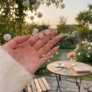 Vendita calda Trending moda Clip-On orecchini a goccia a conchiglia di lusso minimalista stile Vintage per le ragazze all'ingrosso - Product Image 3