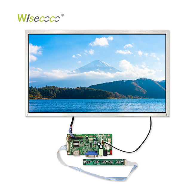 Wisecoco Industrial Laptop Lcd Screen 15.6 Inch 400Nits 60Hz LVDS 30 Pin 1366x768 WXGA LCD Panel Display Price