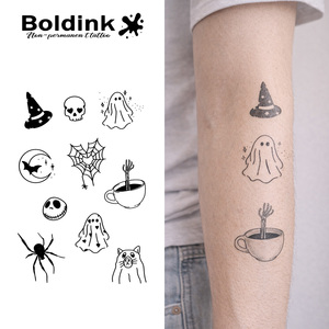 <span class=keywords><strong>Tatouage</strong></span> semi-permanent Boldink personnalisé réaliste motif Tigre Chat Fil <span class=keywords><strong>Barbelé</strong></span>, imperméable, longue durée 2 semaines, encre Jagua - Product Image 1