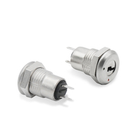 Electronic Metal Lock Cylinder Switch with Keys for Roller Shutter Door Controller Hardware