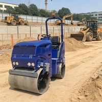 Rouleau compresseur routier à double tambour de 2 tonnes, best-seller, pour le compactage des routes en asphalte