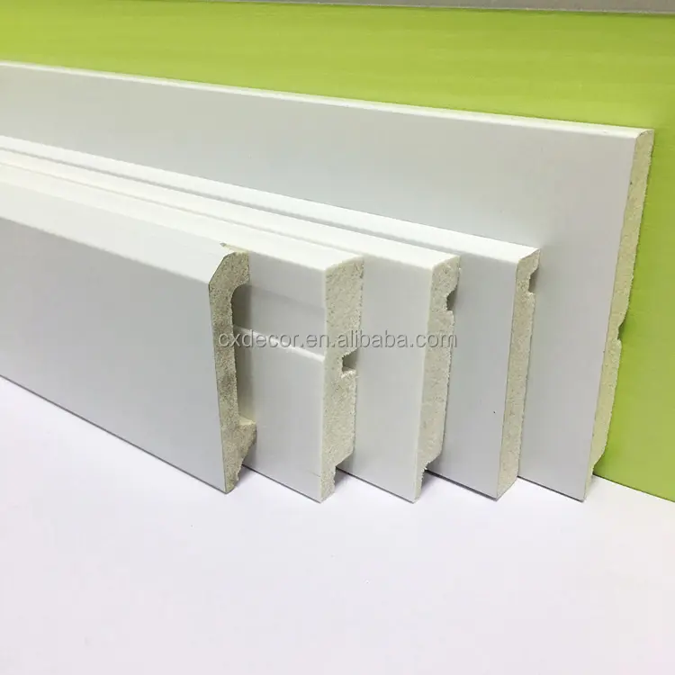 Buy Cheap High Quality Polystyrene Ps Plastic Foam Wall Flooring White Skirting Board Corner Protector