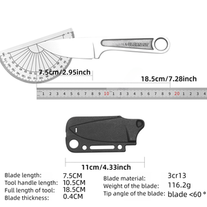 Coltello KA-BAR 119 Personalizzabile da Campeggio e Outdoor, Piccolo e Dritto Interamente in Acciaio, da Sopravvivenza con Fodero in Plastica OEM/ODM - Product Image 3