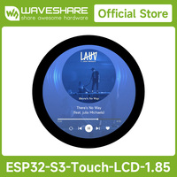 Module d'affichage LCD Waveshare ESP32-S3-Touch-LCD-1.85 de 1,85 pouces, carte de développement, 360x360, processeur double cœur LX7 32 bits, Chine