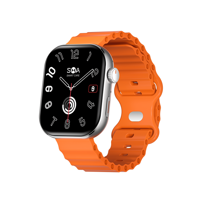 Entry-Level Health Monitoring SmartWatch 7*24h Continuous Health Tracking Low Power Consumption IOS/Android Compatible