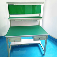 Table d'inspection métallique professionnelle, établi de laboratoire électrique pour atelier scolaire et réparation de téléphones portables