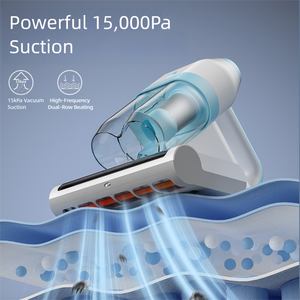 Aspirateur anti-acariens électrique à air chaud puissant 15KPa avec lumière ultraviolette UV pour matelas de lit - Product Image 2
