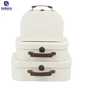 Best Selling china supplier wholesale paper suitcase gift box with handle