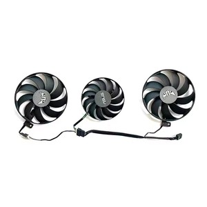 RX5700XT 5600XT 7Pin T129215SU T128010SU สำหรับ <span class=keywords><strong>Asus</strong></span> Radeon <span class=keywords><strong>RX</strong></span> <span class=keywords><strong>5600</strong></span> 5700 <span class=keywords><strong>XT</strong></span> TUF X3 EVO กราฟิกการ์ด OC พัดลมระบายความร้อน - Product Image 6