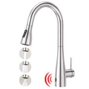 Robinet de cuisine à induction sans contact avec douchette extractible – Vente directe usine - Product Image 1