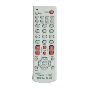 Hostrong Usine OEM ODM TOKYOSAT Télécommande Convient pour Smart TV Box Set Top Box STB <span class=keywords><strong>7500</strong></span> TS-500/600 USB Support Personnalisé - Product Image 1