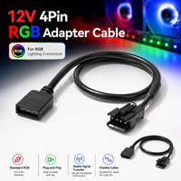 Câble adaptateur ARGB RGB pour l'éclairage du boîtier PC et la synchronisation RGB de la carte mère