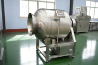 Chaîne de production automatique de viande pour barbecue : machine de marinage, mélange et rôtissage, ligne de grillades continue sur brochettes