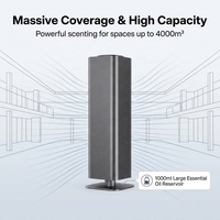 Diffuseur de parfum commercial sur pied avec ventilateur puissant pour une couverture de grande surface de 4000 m3