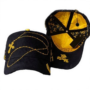 Gorra de béisbol de malla con visera curva 5, logotipo 3D bordado personalizado Exodo 14 JEY CEH, unisex, deportiva, con lazo, de alta calidad al por mayor - Product Image 4