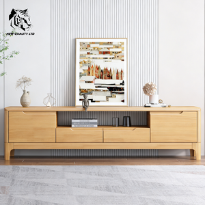 Venta directa de fábrica, precio económico, personalizable, gran stock, mueble para TV listo para enviar, nuevo diseño, mueble de madera para sala de estar, gabinete para TV. - Product Image 1