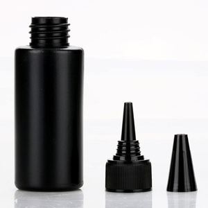 Botella de 50 ml de HDPE con tapa de rosca y serigrafía personalizada para limpiador de pegamento, mascarilla capilar y envases de cuidado para salones de belleza - Product Image 3