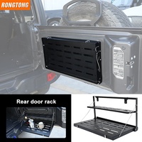 Nouveaux accessoires de voiture, porte-bagages de porte arrière, porte-bagages pliable, étagère de hayon pour Jeep Wrangler JL 2018+