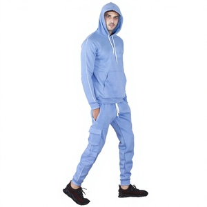 Novedad 2024: Conjuntos Deportivos con Capucha, Color Sólido, Logotipo Personalizado, 2 en 1, Ecológicos, 100% Algodón, Calidad Premium, para Hombre, Venta al Por Mayor, Personalizados - Product Image 1